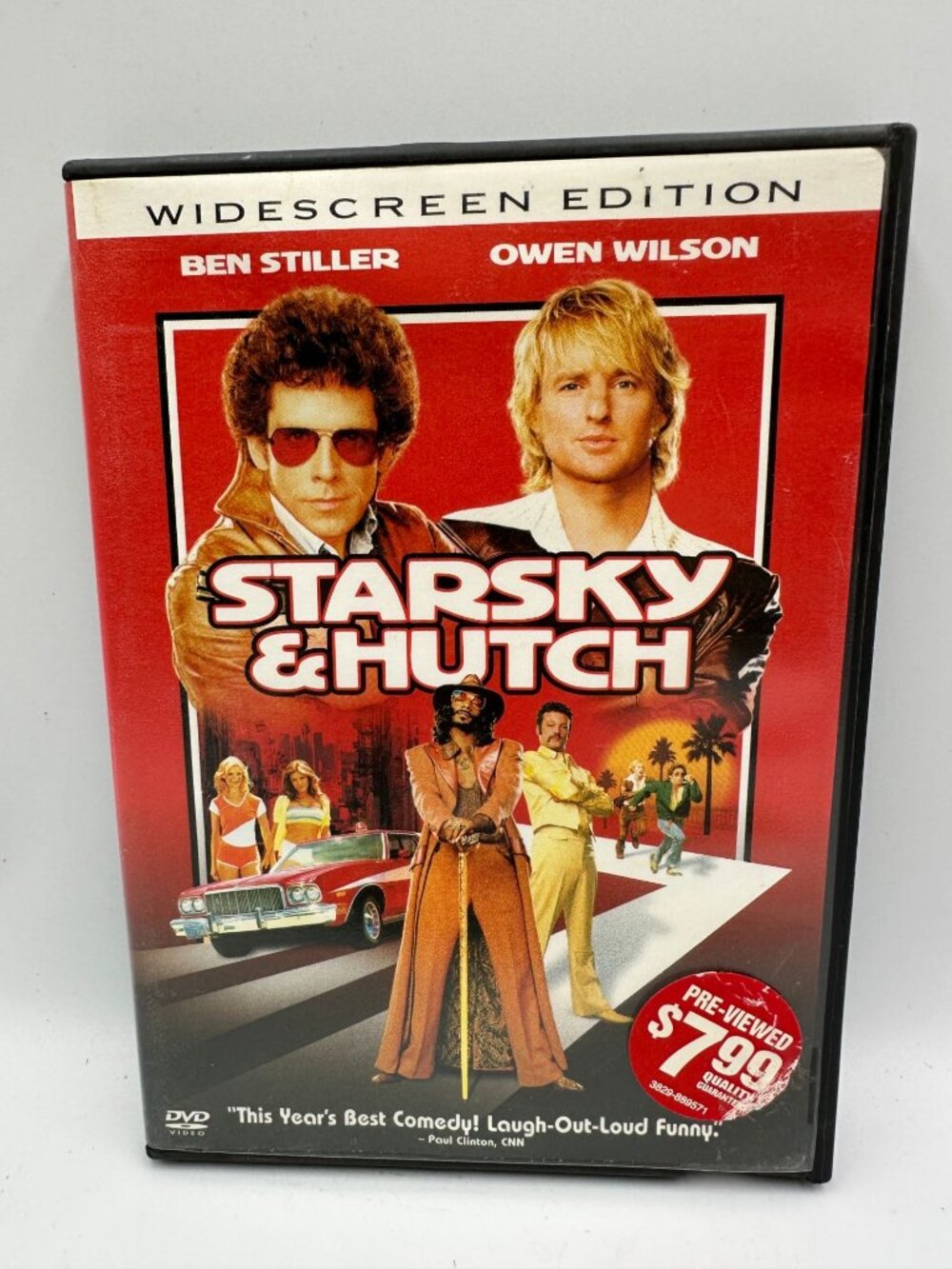 Starsky & Hutch DVD Widescreen Edition Ben Stiller Owen Wilson Warner Bros PG 13